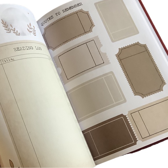 Reading Journal Planner New Hardback TBR - Picture 7 of 15